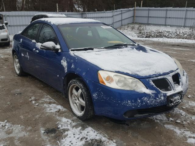 1G2ZF55B764284701 - 2006 PONTIAC G6 SE BLUE photo 1