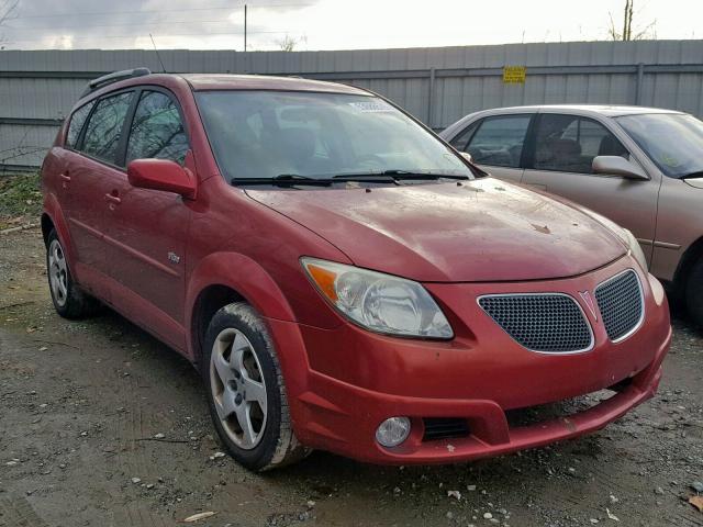 5Y2SL63815Z483683 - 2005 PONTIAC VIBE RED photo 1