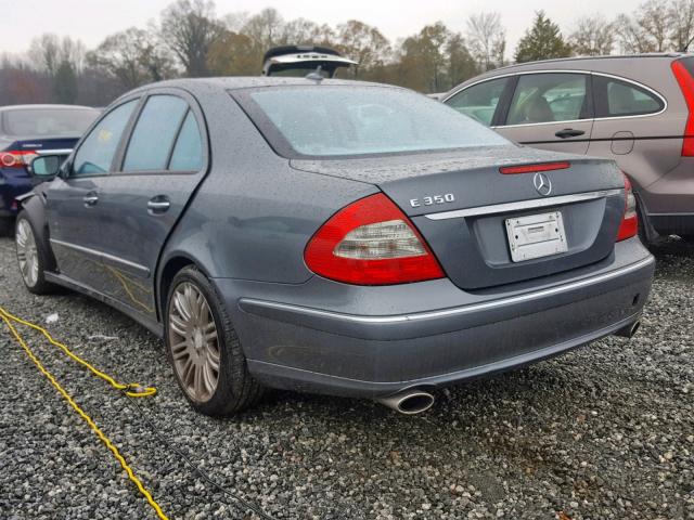 WDBUF56X18B326034 - 2008 MERCEDES-BENZ E 350 GRAY photo 3