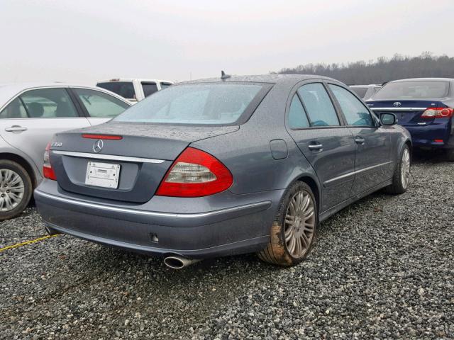 WDBUF56X18B326034 - 2008 MERCEDES-BENZ E 350 GRAY photo 4