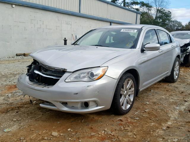 1C3CCBAB5CN318563 - 2012 CHRYSLER 200 LX SILVER photo 2