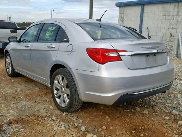 1C3CCBAB5CN318563 - 2012 CHRYSLER 200 LX SILVER photo 3