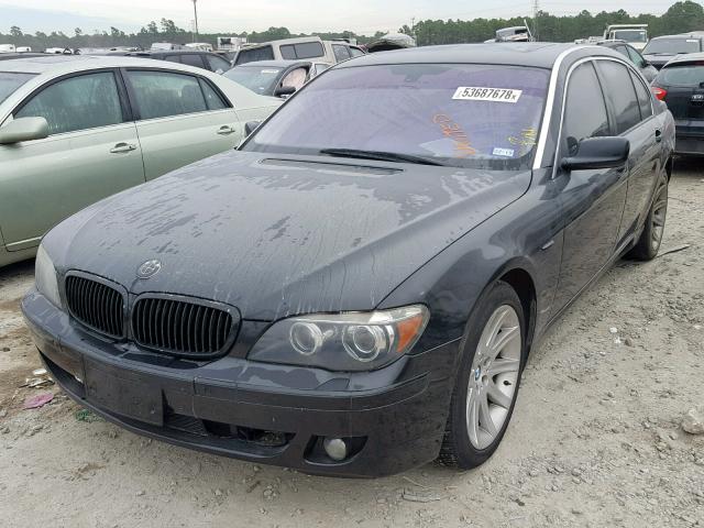 WBAHN83507DT70505 - 2007 BMW 750 BLACK photo 2