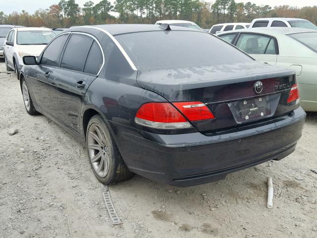 WBAHN83507DT70505 - 2007 BMW 750 BLACK photo 3