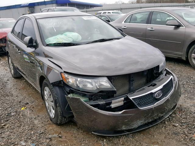 KNAFU4A22C5558149 - 2012 KIA FORTE EX GRAY photo 1