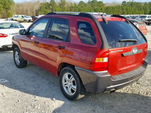 KNDJF723167153876 - 2006 KIA NEW SPORTA RED photo 3