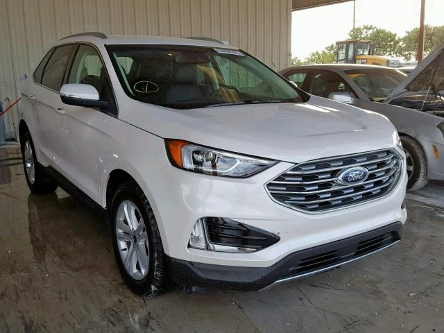 2FMPK4J9XKBC40330 - 2019 FORD EDGE SEL WHITE photo 1