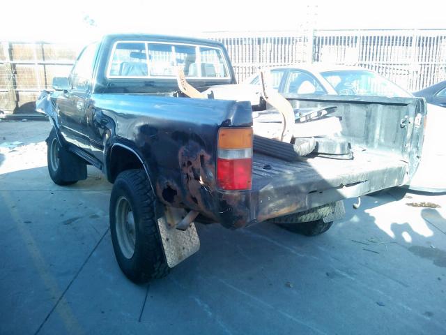 JT4RN01P8L7021811 - 1990 TOYOTA PICKUP 1/2 BLACK photo 3