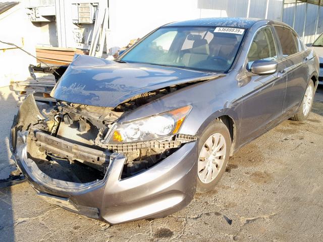 1HGCP2F31CA188341 - 2012 HONDA ACCORD LX CHARCOAL photo 2