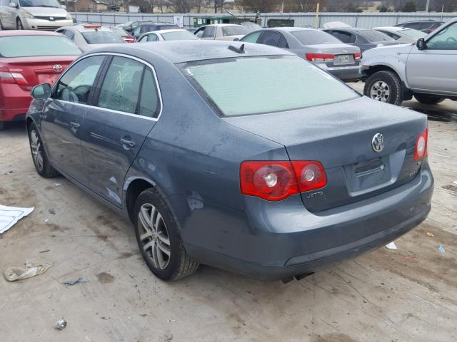 3VWDT81K16M641314 - 2006 VOLKSWAGEN JETTA TDI BLUE photo 3