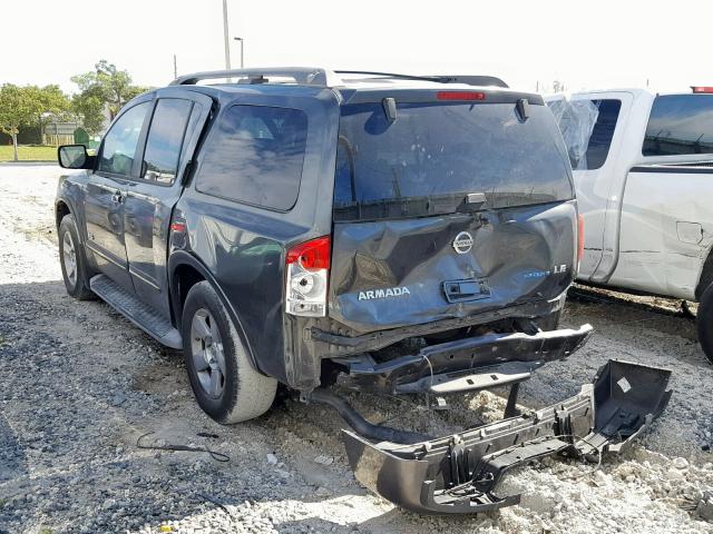 5N1BA08D98N627870 - 2008 NISSAN ARMADA SE BLACK photo 3