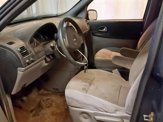 1GNDV23W38D131305 - 2008 CHEVROLET UPLANDER L Mavi foto 5