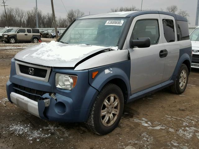 5J6YH28696L007689 - 2006 HONDA ELEMENT EX TWO TONE photo 2