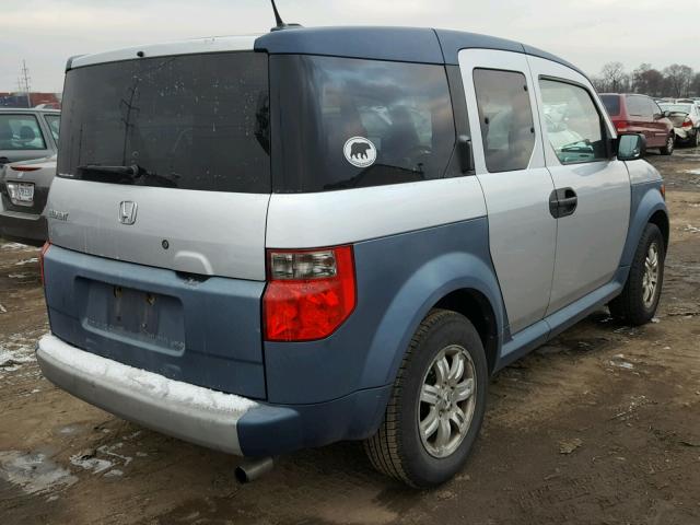 5J6YH28696L007689 - 2006 HONDA ELEMENT EX TWO TONE photo 4