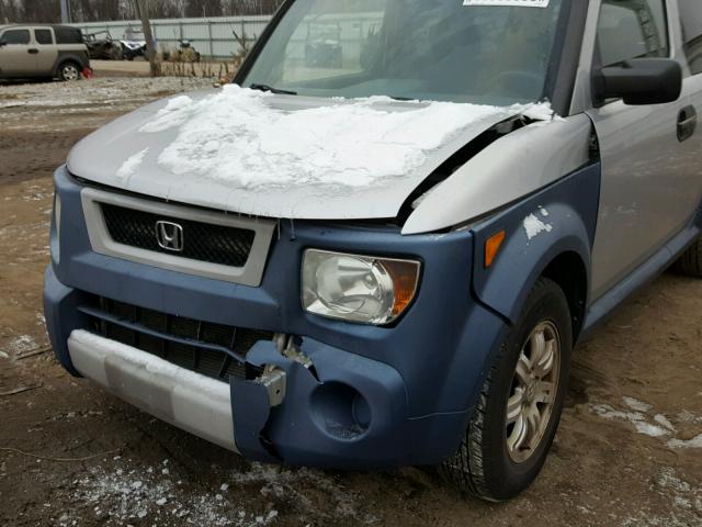 5J6YH28696L007689 - 2006 HONDA ELEMENT EX TWO TONE photo 9