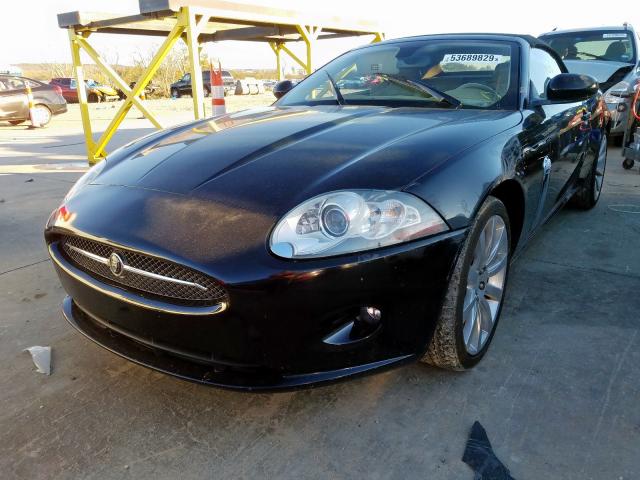 SAJWA44B975B08841 - 2007 JAGUAR XK BLACK photo 2