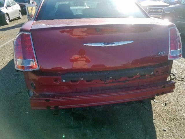 2C3CCAAG8EH309566 - 2014 CHRYSLER 300 MAROON photo 9