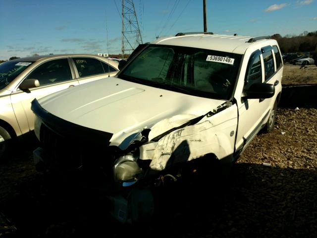 1J4HR48N45C632306 - 2005 JEEP GRAND CHER WHITE photo 2