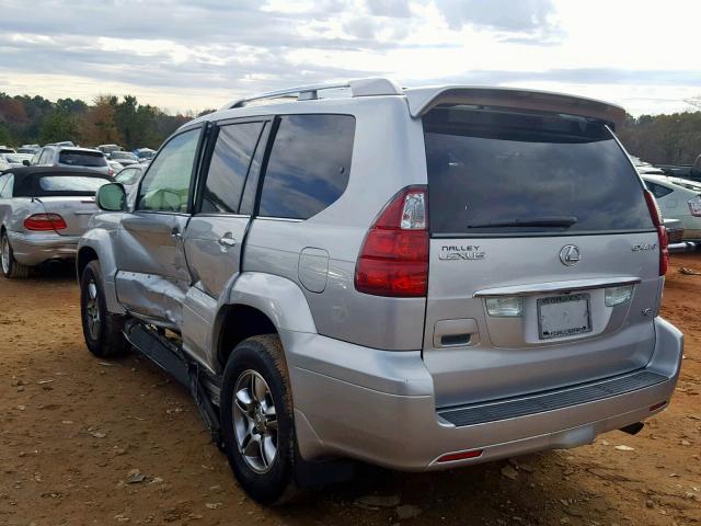 JTJBT20X880166378 - 2008 LEXUS GX 470 SILVER photo 3