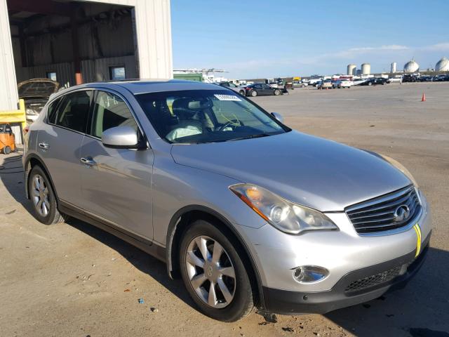 JNKAJ09E18M301542 - 2008 INFINITI EX35 BASE SILVER photo 1