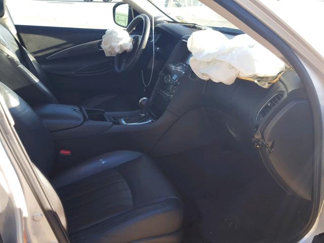 JNKAJ09E18M301542 - 2008 INFINITI EX35 BASE SILVER photo 5