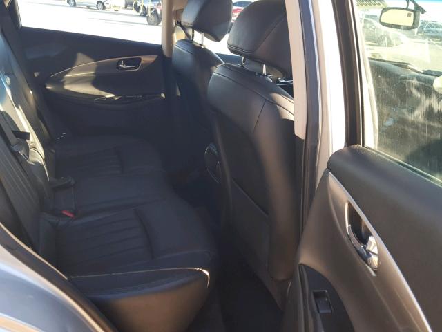 JNKAJ09E18M301542 - 2008 INFINITI EX35 BASE SILVER photo 6