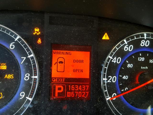 JNKAJ09E18M301542 - 2008 INFINITI EX35 BASE SILVER photo 8