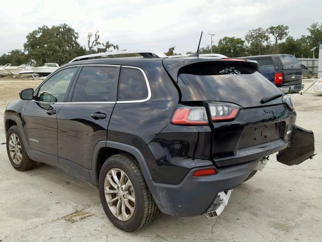 1C4PJLCB6KD144173 - 2019 JEEP CHEROKEE L BLACK photo 3