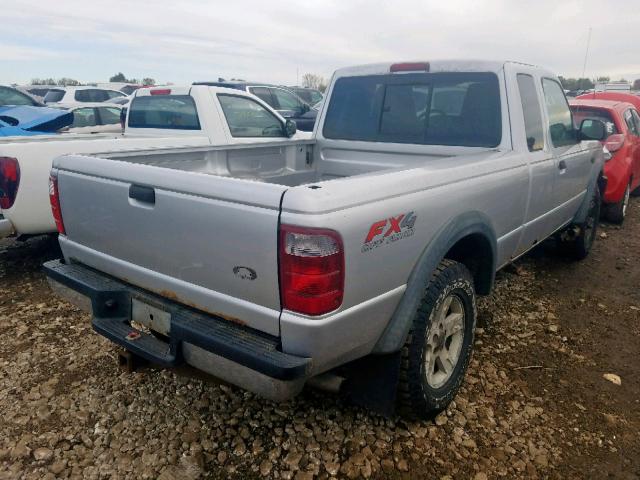 1FTZR45E94PA16512 - 2004 FORD RANGER SUP SILVER photo 4