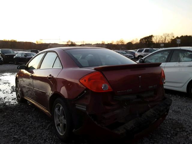 1G2ZK57K694242713 - 2009 PONTIAC G6 GT BURGUNDY photo 3