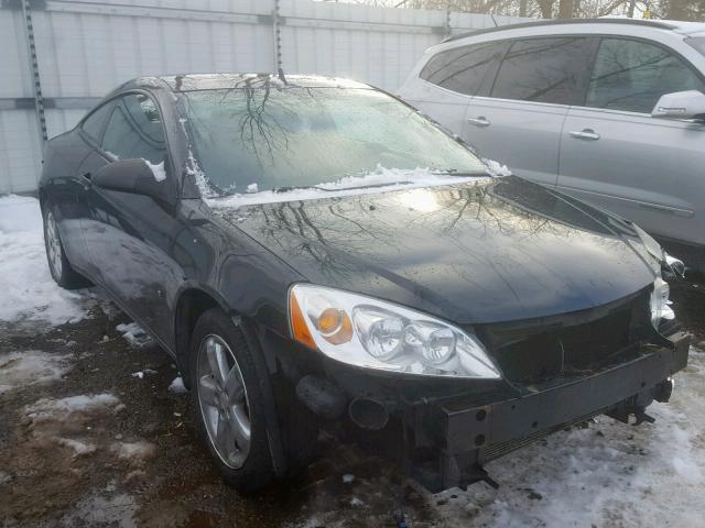 1G2ZH17N484275418 - 2008 PONTIAC G6 GT BLACK photo 1