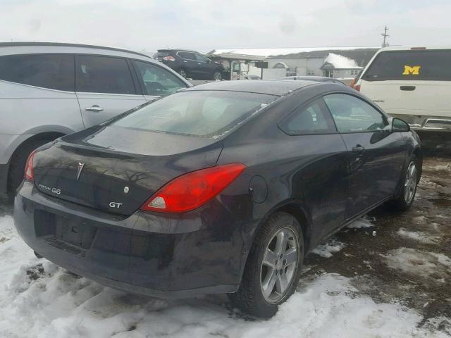 1G2ZH17N484275418 - 2008 PONTIAC G6 GT BLACK photo 4