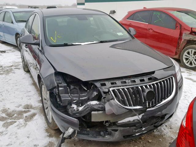 W04GN5EC6B1092058 - 2011 BUICK REGAL GRAY photo 1