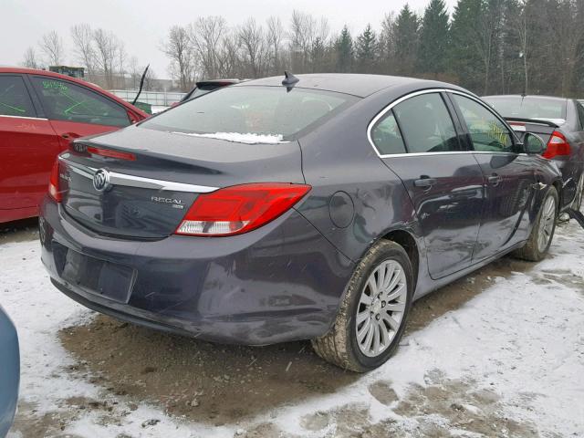 W04GN5EC6B1092058 - 2011 BUICK REGAL GRAY photo 4