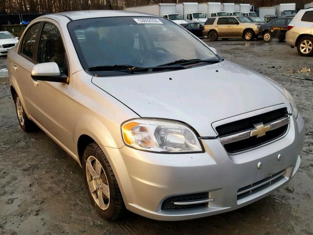 KL1TD5DE688151086 - 2011 CHEVROLET AVEO LS SILVER photo 1