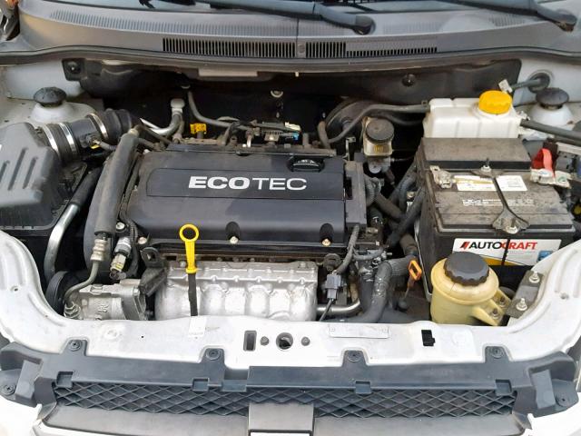 KL1TD5DE688151086 - 2011 CHEVROLET AVEO LS SILVER photo 7