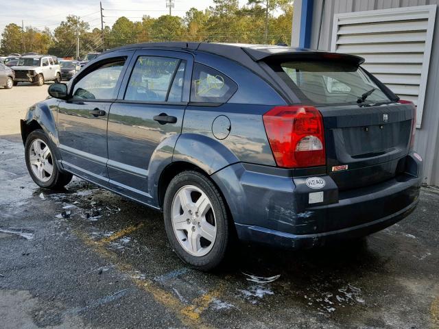 1B3HB48B47D595384 - 2007 DODGE CALIBER SX CHARCOAL photo 3