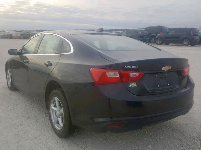 1G1ZB5ST6HF137869 - 2017 CHEVROLET MALIBU LS 黑色 照片 3