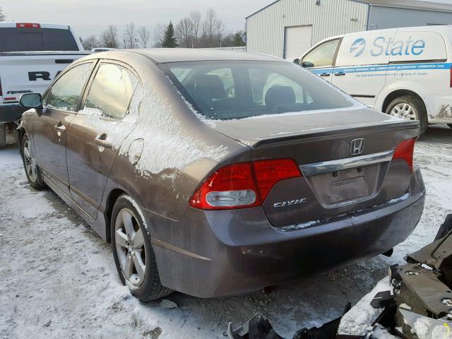 2HGFA16689H022721 - 2009 HONDA CIVIC LX-S Boz foto 3