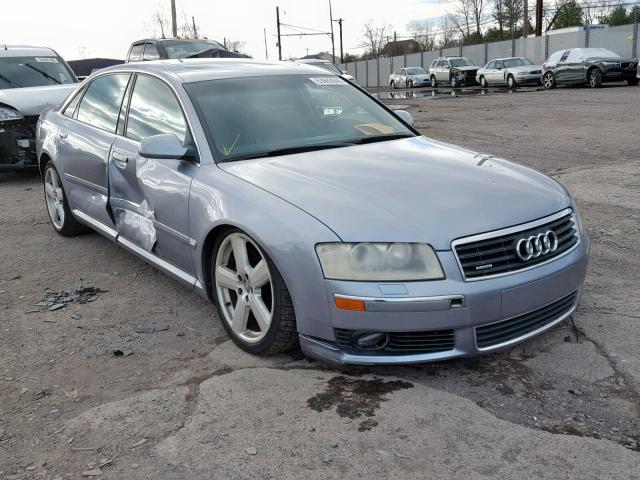 WAUML44E15N002045 - 2005 AUDI A8 L QUATT SILVER photo 1