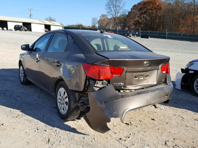 KNAFU4A23D5726723 - 2013 KIA FORTE EX BROWN photo 3