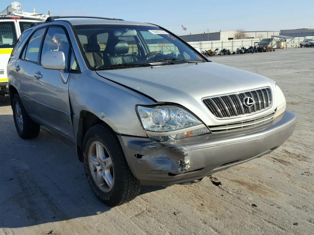 JTJGF10U630158236 - 2003 LEXUS RX 300 SILVER photo 1