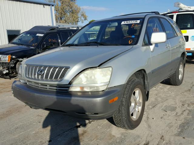 JTJGF10U630158236 - 2003 LEXUS RX 300 SILVER photo 2