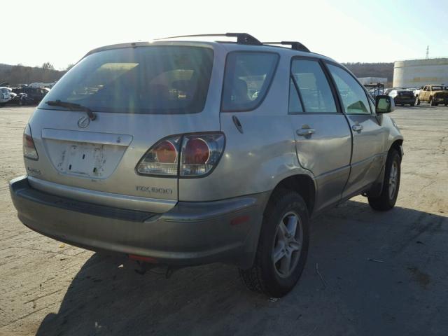 JTJGF10U630158236 - 2003 LEXUS RX 300 SILVER photo 4