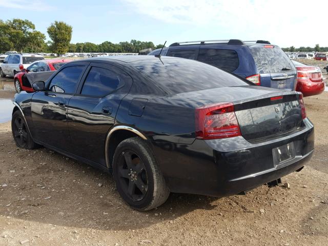 2B3LK33G48H191027 - 2008 DODGE CHARGER SX BLACK photo 3