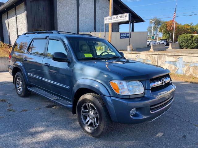 5TDBT48A07S284242 - 2007 TOYOTA SEQUOIA LI BLUE photo 1