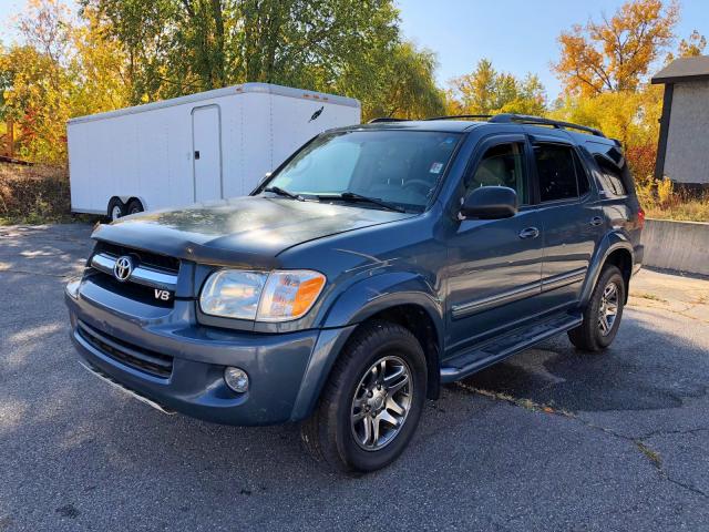 5TDBT48A07S284242 - 2007 TOYOTA SEQUOIA LI BLUE photo 2