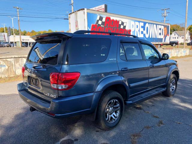 5TDBT48A07S284242 - 2007 TOYOTA SEQUOIA LI BLUE photo 5