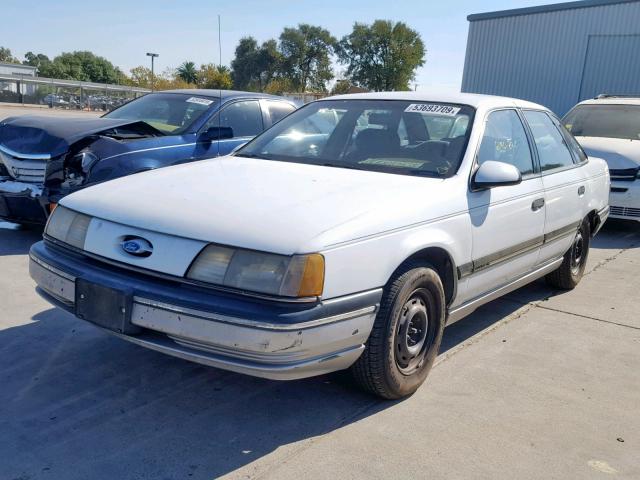 1FABP52U1KA130258 - 1989 FORD TAURUS GL WHITE photo 2