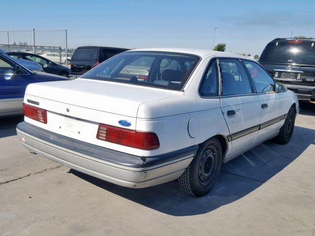 1FABP52U1KA130258 - 1989 FORD TAURUS GL WHITE photo 4